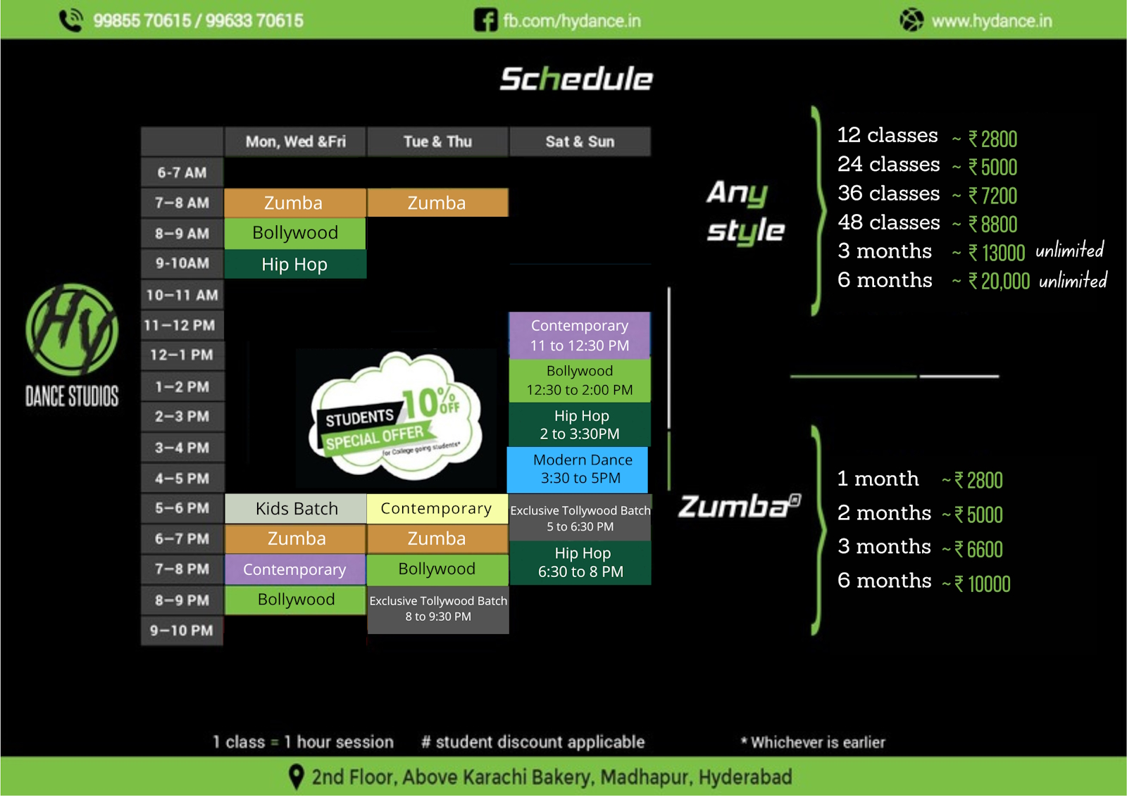 Schedule